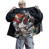 Kimono Japonés Urbano Ropa De Calle Hip Hop Oni Hannya Demon