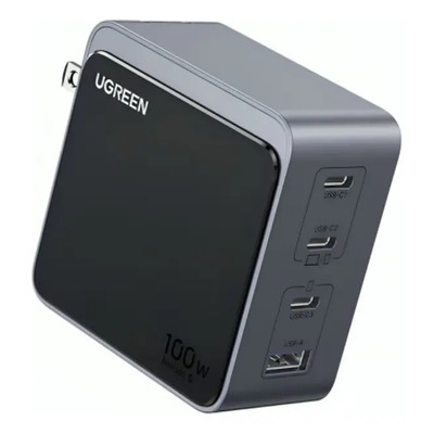 Cargador Ugreen Nexode 100w Gan 4 Puertos Negro | Meses sin interés
