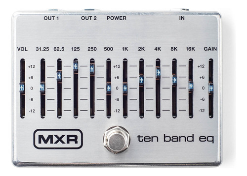 Pedal Ecualizador De 10 Bandas Profesional Mxr Como Nuevo