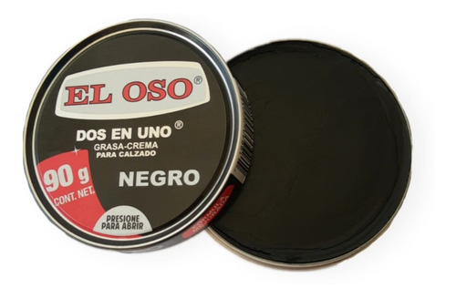 Kit De 6 Grasa Oso 2 En 1 Negro 90 Gr