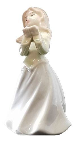 Muñeca Niña Cobertura Porcelana De Colección Decorativa