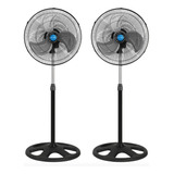 Kit De 2 Ventiladores Antek De 18  85w Potencia Aspas Metal