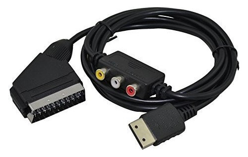 Cable Cinpel Rgb Scart Con Adaptador Av Para Sega Dreamcast