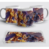 Kit Diseños Plantillas Tazas Saint Seiya Sublimación