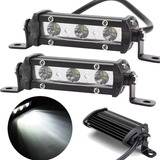 Par Focos Led Auxiliares Faros De Led 3led Para Moto/coche