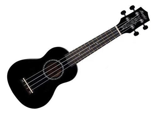 Ukulele Soprano Acústico Honu Memphis Tagima Preto Black