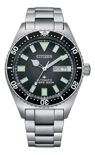 Reloj Citizen Automatico Promaster Divers Ny0120-52e Negro