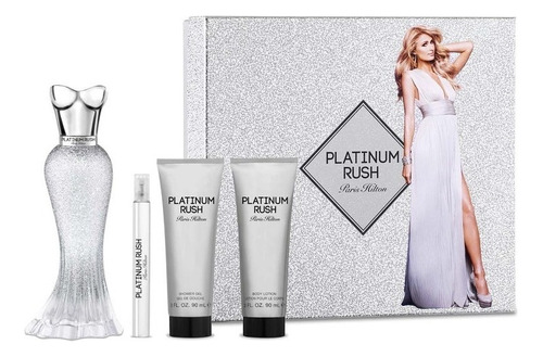 Paris H. Plat Rush 100ml+shower Gel+body+vaporizador 10ml