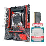 Kit X99 Placa Mãe Lga2011 16gb X99 Rs9 E5 2666 V3, 8gb