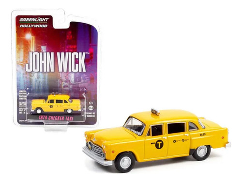 Greenlight  John Wick 1974 Checker N.y.c. Taxi