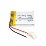 Bateria Lipo 302535 3.7v 250mah 35x25x3mm