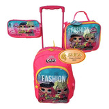 Mochila Lol Carro Set X 3 Piezas Original Omg!!!