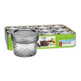 Frascos Ball Mason Jar En Diamante De 0.118 Lts (4 Onz) 6pzs