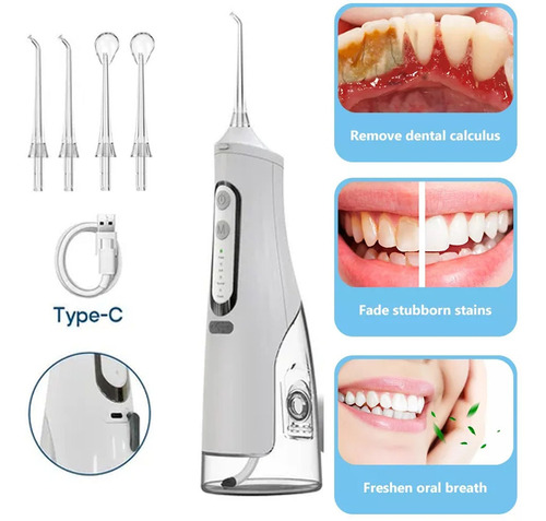 Irrigador Oral Para Dientes Irrigador Portátil Recargable Us