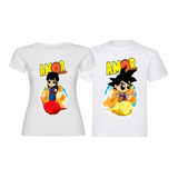 Camisetas Para Parejas Goku Y Milk Camisetas Para Parejas 