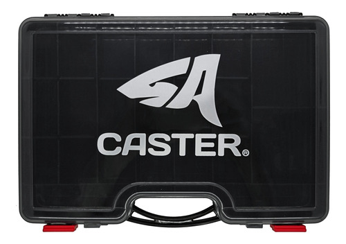 Caja De Pesca Caster Doble Faz 44 Divisiones Para Accesorios