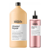 Shampoo Absolut Repair + Tratamiento Vitamino Color Loreal