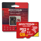 Memoria Sd 128gb C 10 U3 Serie Vortex Amitosai Mts-rocket