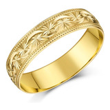 Argolla De Matrimonio Compromiso Oro Amarillo 18k C/u Joyas