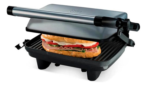 Parrilla Sandwichera Eléctrica Con Placas Antiadherentes