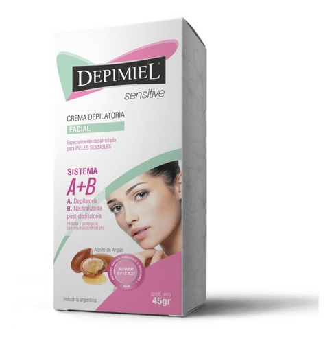 Depimiel Facial Crema Depilatoria Facial Sensitive X45gr