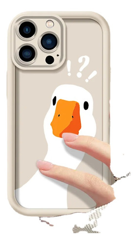 Funda De Silicona Question Duck Para iPhone 11, 12, 13, 14,