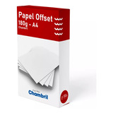 Papel Offset 180g Caixa Com 1000 Folhas Tamanho A4 Branco