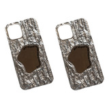 Funda De Aluminio Con Espejo De Lujo Para iPhone 14, Diseño