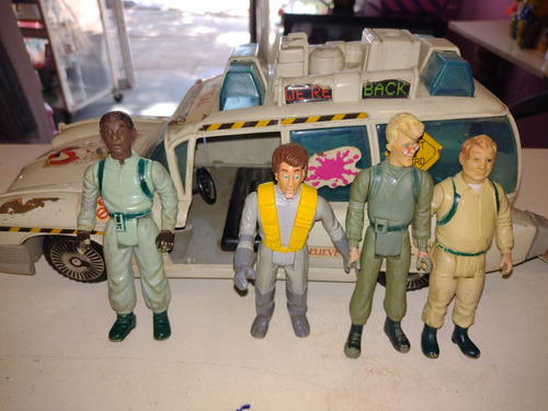 Ecto 1 Casafantasmas Auto Más Figuras Vintage Usados