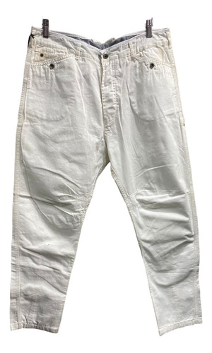 Jean Hombre Cargo Recto A+ Refans Carpintero Blanco 