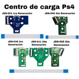 10 Ps4 Centro De Carga Usb Encendido + Flex Ps4 A Escoger 