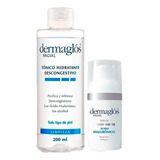 Set Dermaglos Serum + Tonico Hidratacion Limpieza