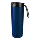 Copo Térmico Mor Antiqueda Coffee To Go Cor Azul 450ml