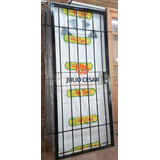 Puerta Reja Abrir Super Reforzada C/marco Completa 87x205 Oferta!!! : : Fabricamos : :