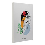 Cuadro Frida Kahlo Blanco