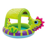 Pileta Inflable Caballito De Mar Intex 57110 114l Verde, Violeta Y Magenta