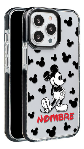 Funda Para iPhone Mickey Mouse Personalizado Tu Nombre