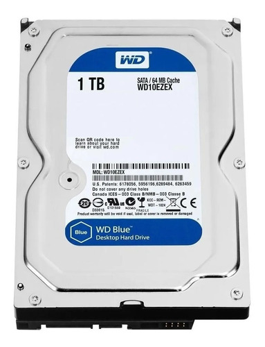 Hd 1 Terabyte 3.5 Pc Western Digital Blue Wd10ezex 