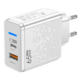 Carga Rapida 65w Gan Usb 3 0 Y Pd Tipo C Puerto Cargador Par