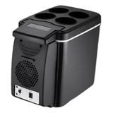 6l Negro Mini Refrigerador A Coche Refrigerador Congelador \