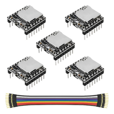 Wwzmdib 5pcs Dfplayer Mini Reproductor De Mp3 Módulo Soporte | Envío gratis