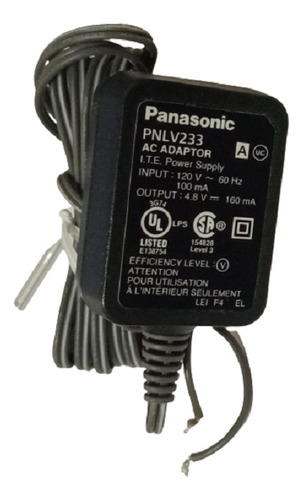 Transformador Fuente P/ Teléfono Panasonic 4,8v Pnlv233 110v