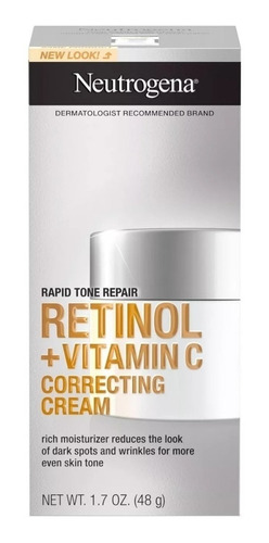 Neutrogena Crema Tono Vitaminac,retinol,hialuronico 50ml.