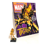 Eaglemoss Marvel Tigra #118 Plomo Importado + Revista