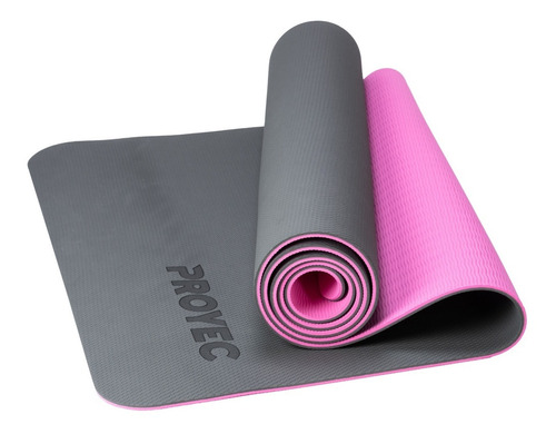 Mat Para Yoga Colchoneta De Pilates Streching 6mm Proyec Mat