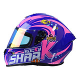 Casco Integral Edge Shark Rosa Brillante