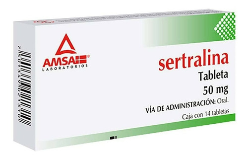 Sertralina 50mg Tabletas Con 14 Sertralina