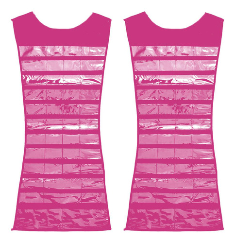 Joyeros En Forma De Vestido, Mxnjp-002, 2pzas, Rosa, 43x73c