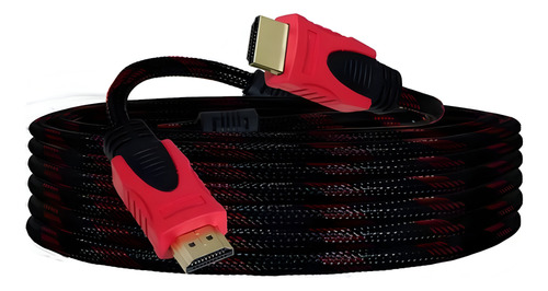 Cable Hdmi 5 Metros Audio Video Mallado Doble Filtro Full Hd