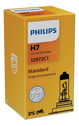 Lampada Farol Philips H7 55w